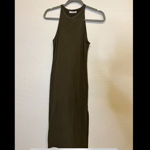 Olive Green Bodycon Dress